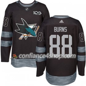 Adidas Maillot de Hockey San Jose Sharks Brent Burns 88 1917-2017 100th Anniversary Noir Authentic - Homme